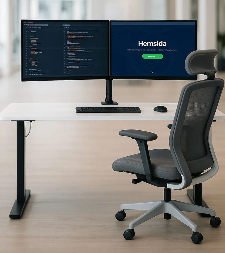Webbutveckling och kodning av hemsida
