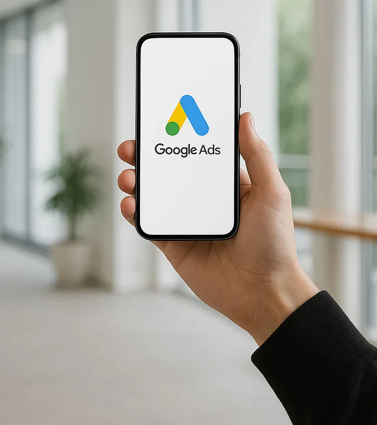 Google Ads annonsering på mobil